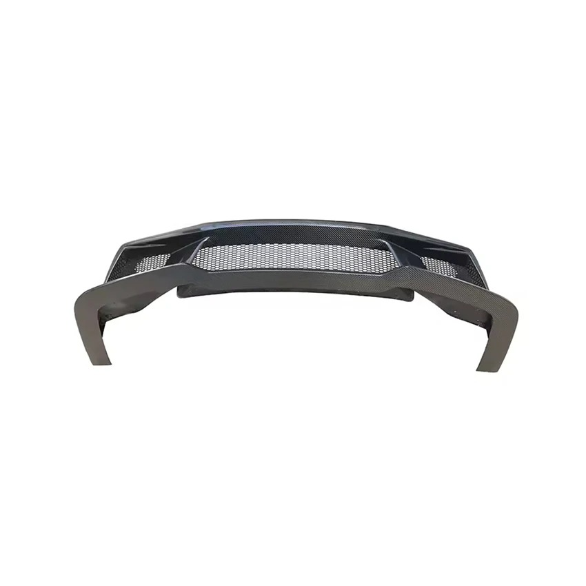 Upgrade V Style Dry Half Carbon Fiber Car Bumper Front Bumper For Lambo Huracan Lp610 Car Body Kit
